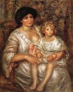 Pierre Renoir Madame Thurneysen and her Daughter USA oil painting artist